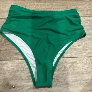 Cupshe, swimsuit bottom, small, green